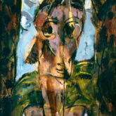 Head in Window