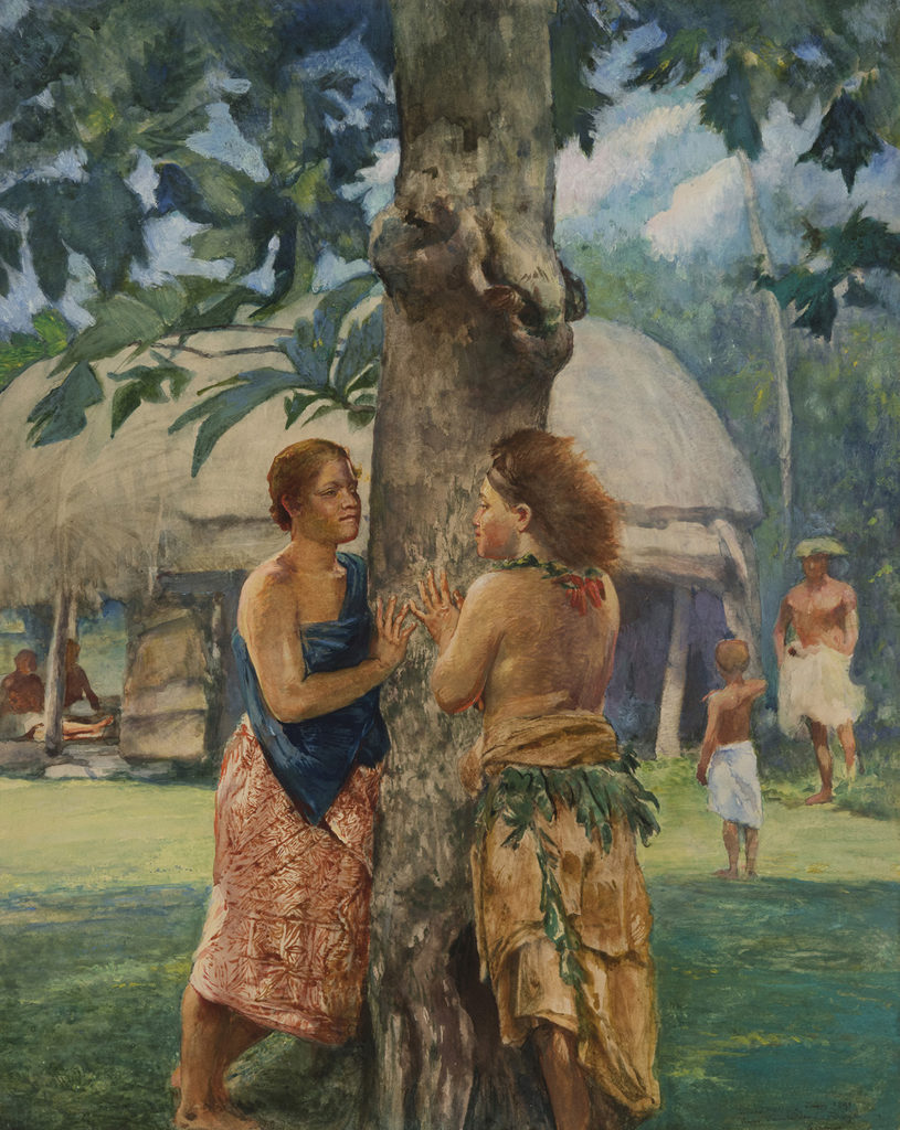 Portrait of Faase, The Taupo of Fagaloa Bay, Samoa