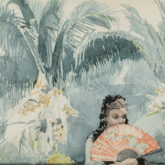 Spanish Girl with a Fan