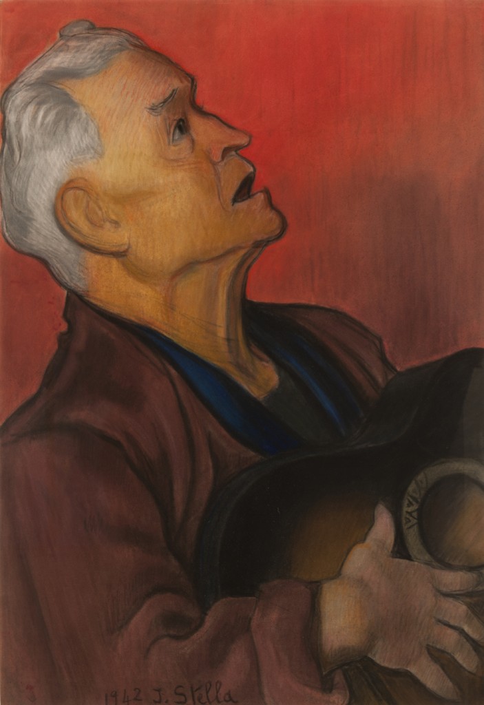 Man Singing and Playing the Mandolin