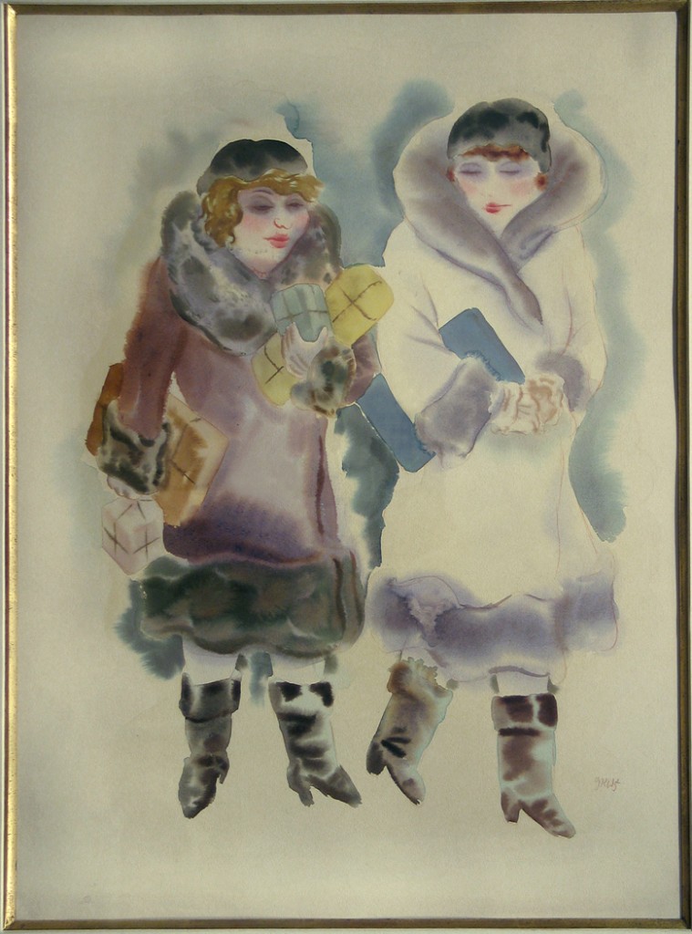Two Women Walking